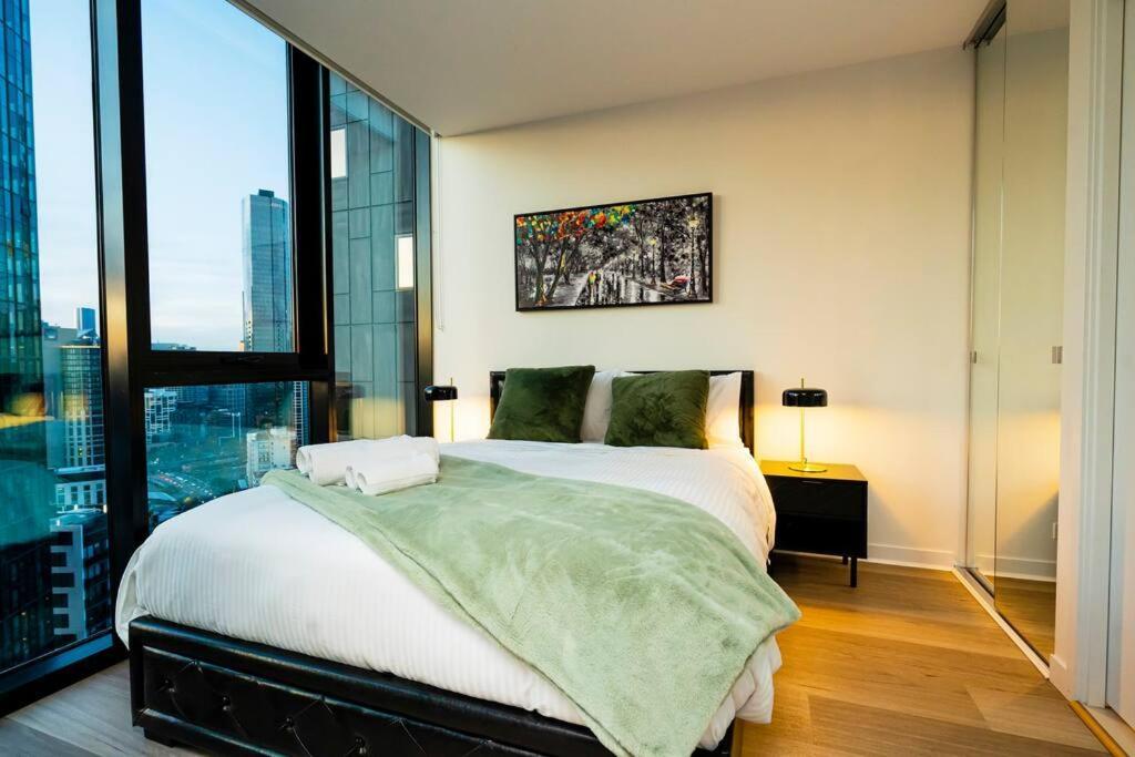 Luxe Haven - 42Nd Floor Panoramic City Views Melbourne Exteriör bild
