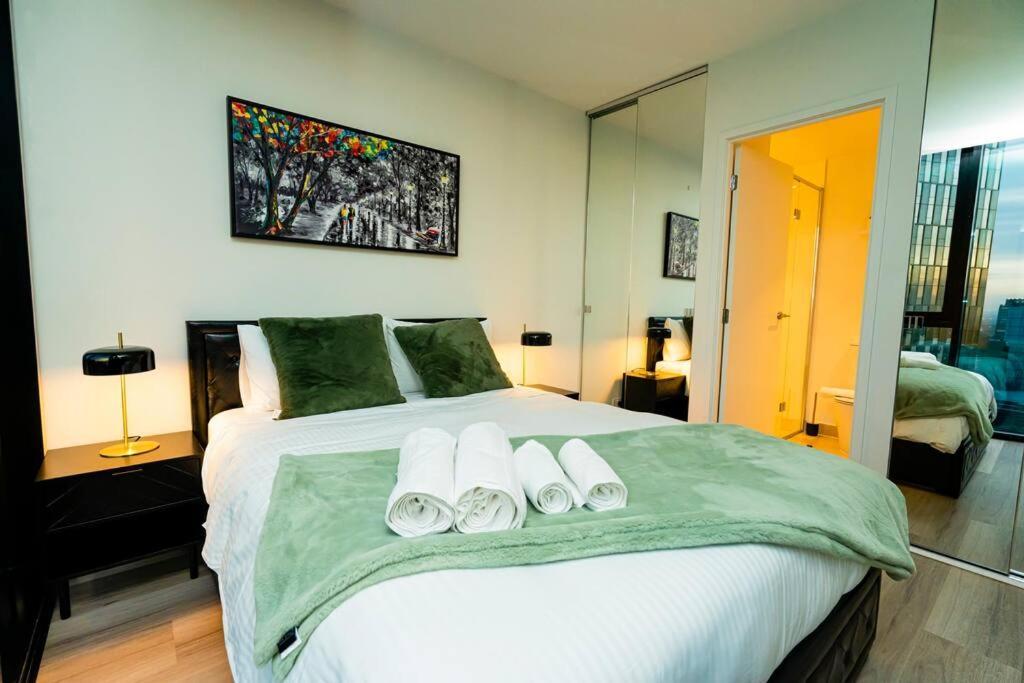 Luxe Haven - 42Nd Floor Panoramic City Views Melbourne Exteriör bild